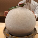 銀座 しのはら - 氷の塊