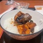 座135 - 肉と茄子をオンザライス！