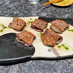 にくがとう - 焼き上がった「ネギ塩タン」