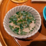 銀座 しのはら - 木の芽酢