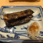 銀座 しのはら - イワシの炭火焼き