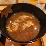 銀座 しのはら - 赤出汁