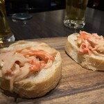 北海道ヨーロピアンダイニング LUGAR - おとおしのブルスケッタ