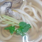 手打ちうどん ひさ枝 - 牡蠣うどん(１玉)