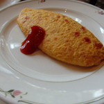 コーヒーショップ シンフォニー - トマト入りオムレツ