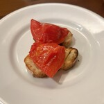 ベッラ・ナポリ - お通しのブルスケッタ