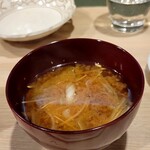 旬と久 - みそ汁うまい。