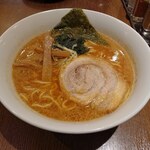 本格らぁめん 末廣 - 「サービスセット」の「正油らぁめん」（半チャーハン＋正油で夜1,300円）