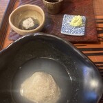 やまに - 料理写真:蕎麦湯と山葵を併せたり色んなパターンで食べれた