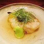 にしぶち飯店 - グジの唐揚げ、中華スープ