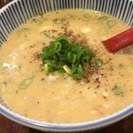 麺や庄の - つけ麺→リゾットへ