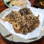 ふくろう亭 - もずく天ぷら