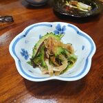 ふくろう亭 - サービスのゴーヤのお浸し