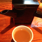 天庵 - 〆のそば湯。2014.06