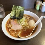 ラーメン 木曜日 - カラニボ、味玉、のり3枚