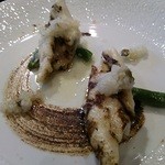 横浜うかい亭 - 穴子の白焼き。