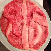 荒井屋 本店 - 牛鍋一人前の肉(一番安い奴)
                  