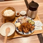 こめらく たっぷり野菜とお茶漬けと。 - 