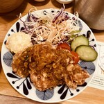 こめらく たっぷり野菜とお茶漬けと。 - 
