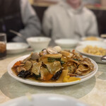 水新菜館 - あんかけ焼きそば