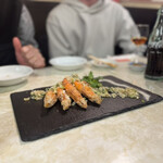 水新菜館 - 脱皮したての柔らかエビ