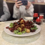 水新菜館 - アンコウ唐揚げ