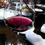 横浜うかい亭 - グラス赤　ブルゴーニュ。