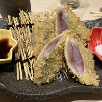 豚料理 酔狂割烹 伊達 - レア鯵フライ