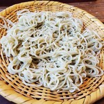 蕎麦切り ヤルダ - 絹挽き
                                この日の玄蕎麦は広島県の比和町産比和在来種