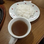 ステーキのどん - ライス・スープ