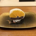 ときずし 山田 - 甘味(デコポン大福)