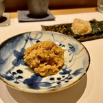 鮓 きずな - 余市 あん肝奈良漬、伊勢湾 一番海苔