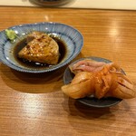 ときずし 山田 - あん肝・赤貝握り、ひも