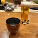 ときずし 山田 - ザ・プレミアムモルツマスターズドリーム 樽生・大洗産のシジミ汁を吉野葛でトロミをつけたお椀