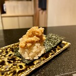 鮓 きずな - 余市 あん肝奈良漬、伊勢湾 一番海苔