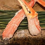 旬菜魚 藍 - 越前蟹は先ずはお造りで！！。