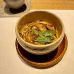 鮓 きずな - 岩手 原木椎茸と山椒の茶碗蒸し