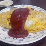 登喜和 - 勢いあまって玉子焼きが破れています！