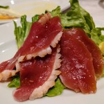 コロッセオ バル - 令和6年12月 土日祝営業時間(11:00〜23:00)
鴨ロースの生ハム 税込770円