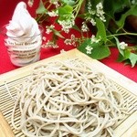 そばきり長助 - あかそばと蕎麦ソフトセット