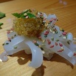 天寿し - 烏賊に雲丹と飛子