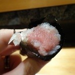 天寿し - マグロの中落ち（手巻き）