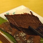 すし酒場 握わい - まぐろ血合い一夜干し＠アップ