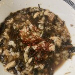 煮干しのビリー - 雑炊？いや、海苔茶漬け❗️