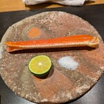 きたしんち 弓場慎之佑 - 焼き蟹