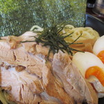 宮本 - 「濃厚魚介のせのせつけ麺」（950円）