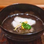 時限堂 - 2025.2 長崎産クエと焼いたトラフグ白子のお椀