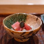 時限堂 - 2025.2 鮪ヅケと生海苔の佃煮を乗せて（3杯目）