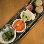 蕎麦おさめ - ６点盛り