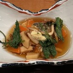 海鮮茶屋 一鮮 - 【2025.2.7(金)】日替りランチ（並盛）990円の竜田揚げ